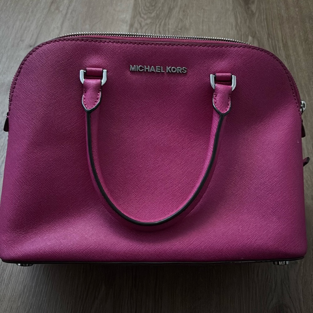 Michael Kors Fuchsia Satchel Bag